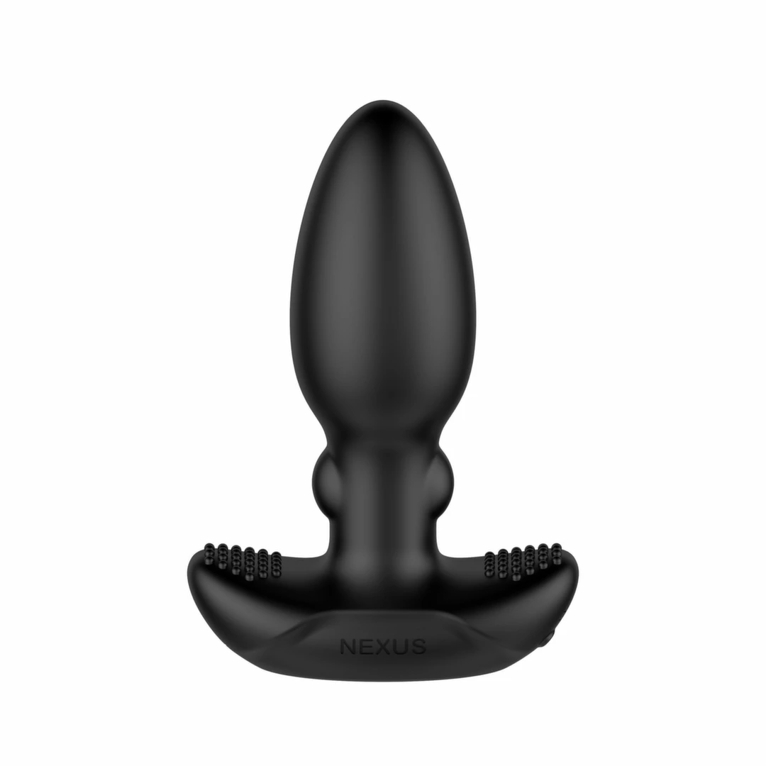Nexus Beat - Wibrujący masażer analny z pilotem, silikonowy, czarny 11,2cm