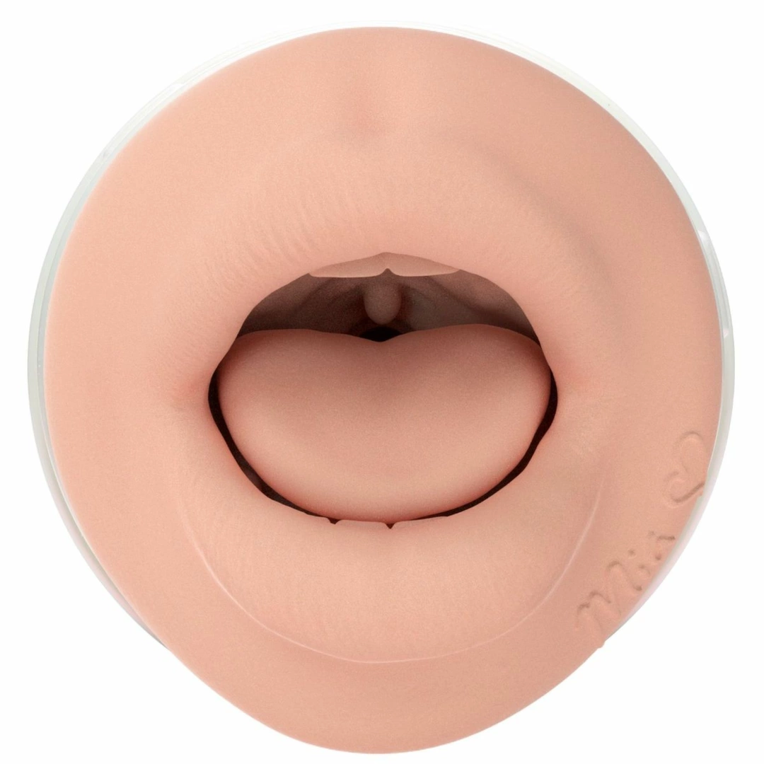 Fleshlight Girls Mia Malkova Headshot - model z teksturą spiralną, naturalny kolor