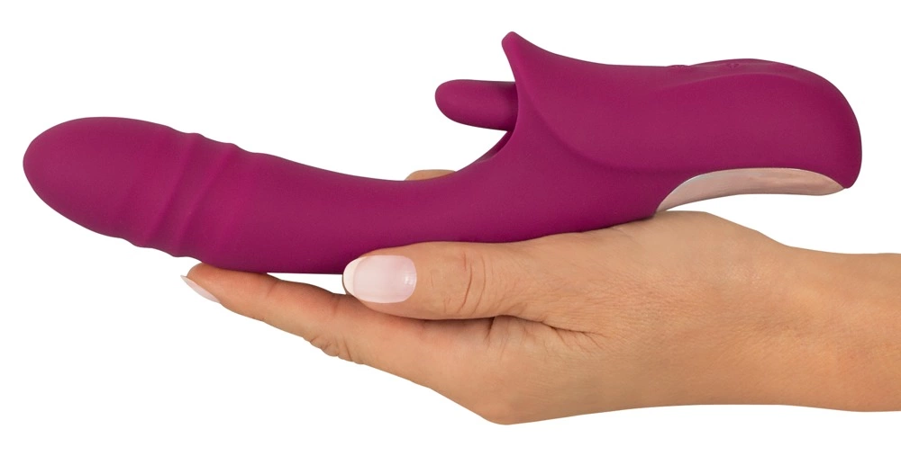 Javida Licking & Thrusting Vibra silikonowy model z funkcją ruchu