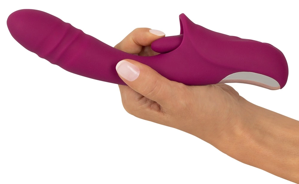 Javida Licking & Thrusting Vibra silikonowy model z funkcją ruchu