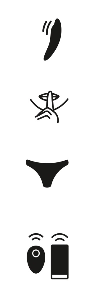 We-Vibe Moxie+ Aqua - bezprzewodowy stymulator intymny do bielizny