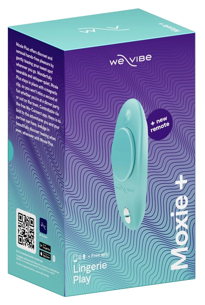 We-Vibe Moxie+ Aqua - bezprzewodowy stymulator intymny do bielizny