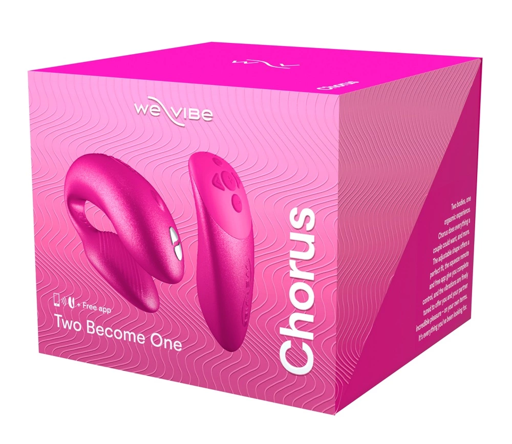 We-Vibe Chorus Cosmic Pink - zaawansowany model parowy, 10 trybow, rożowy