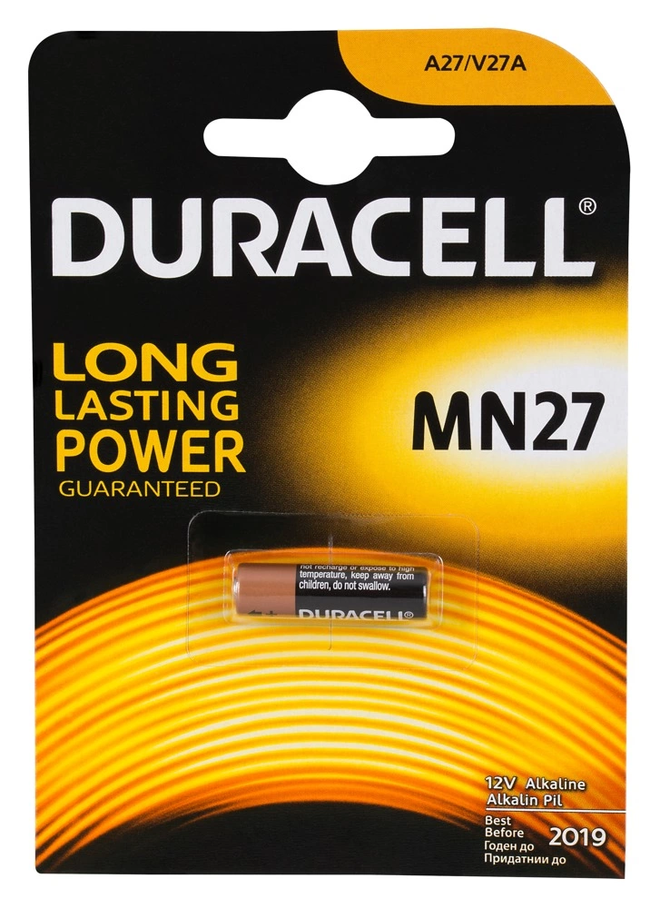 Duracell 27A MN27 Bateria 12V do pilota zdalnego sterowania