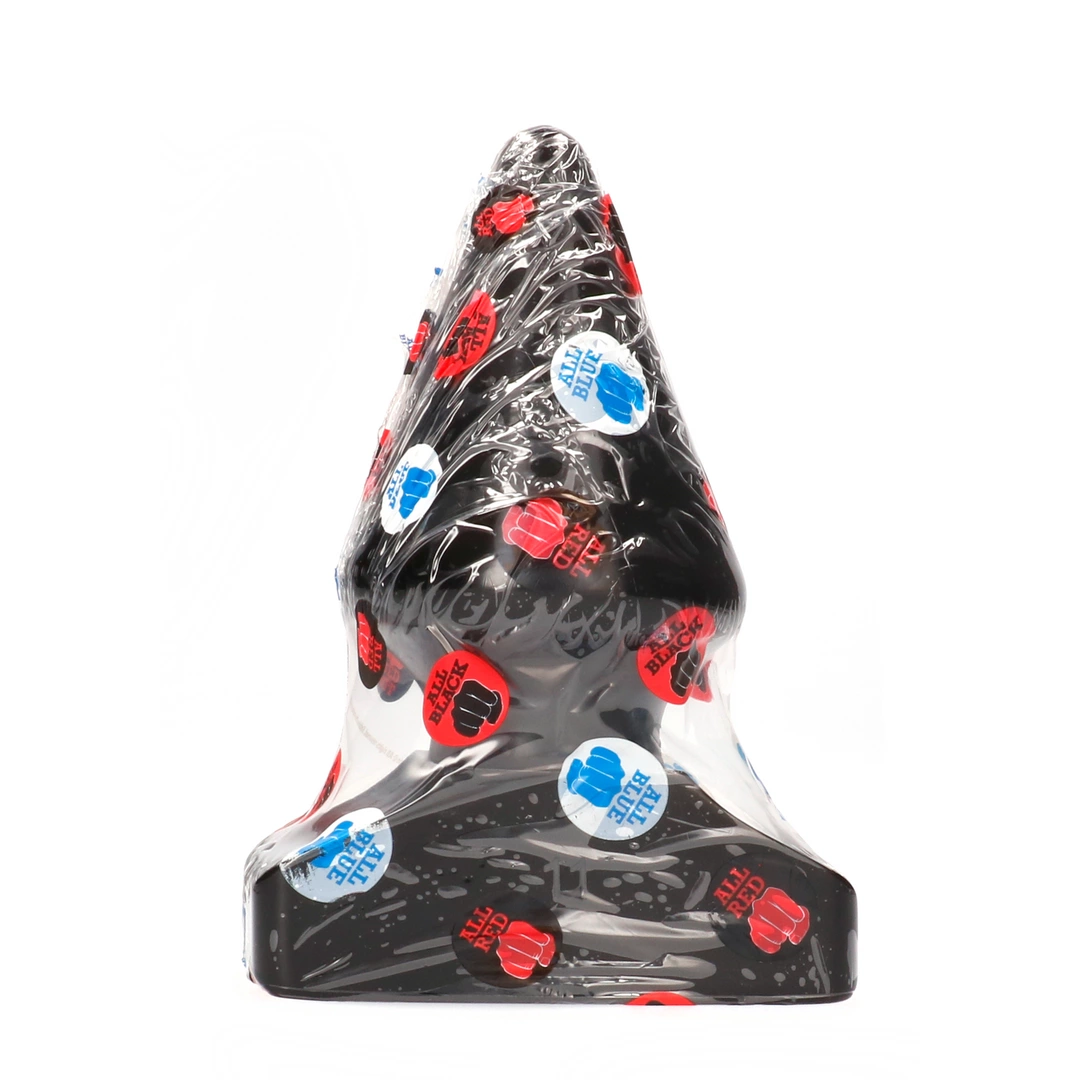 Korek analny z czarnego PVC All Black 22 cm