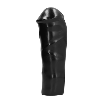 Realistyczne duże dildo do masturbacji pochwy wykonane z czarnego silikonu 20 cm