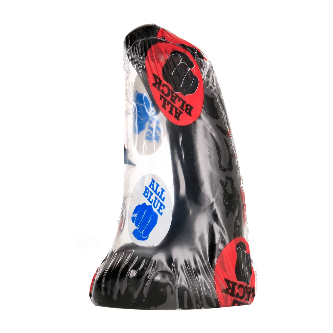 Realistyczne lekko zakrzywione dildo do masturbacji pochwy i punktu G wykonane z czarnego silikonu 9 cm