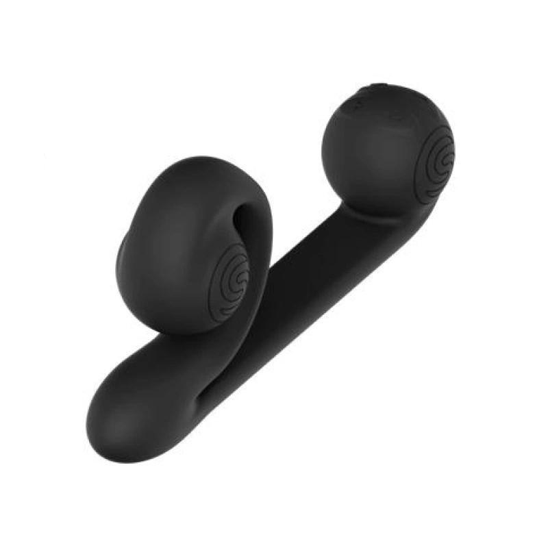 Wibrator czarny silikonowy w kształcie ślimaka do stymulacji łechtaczki Snail Vibe Vibrator 