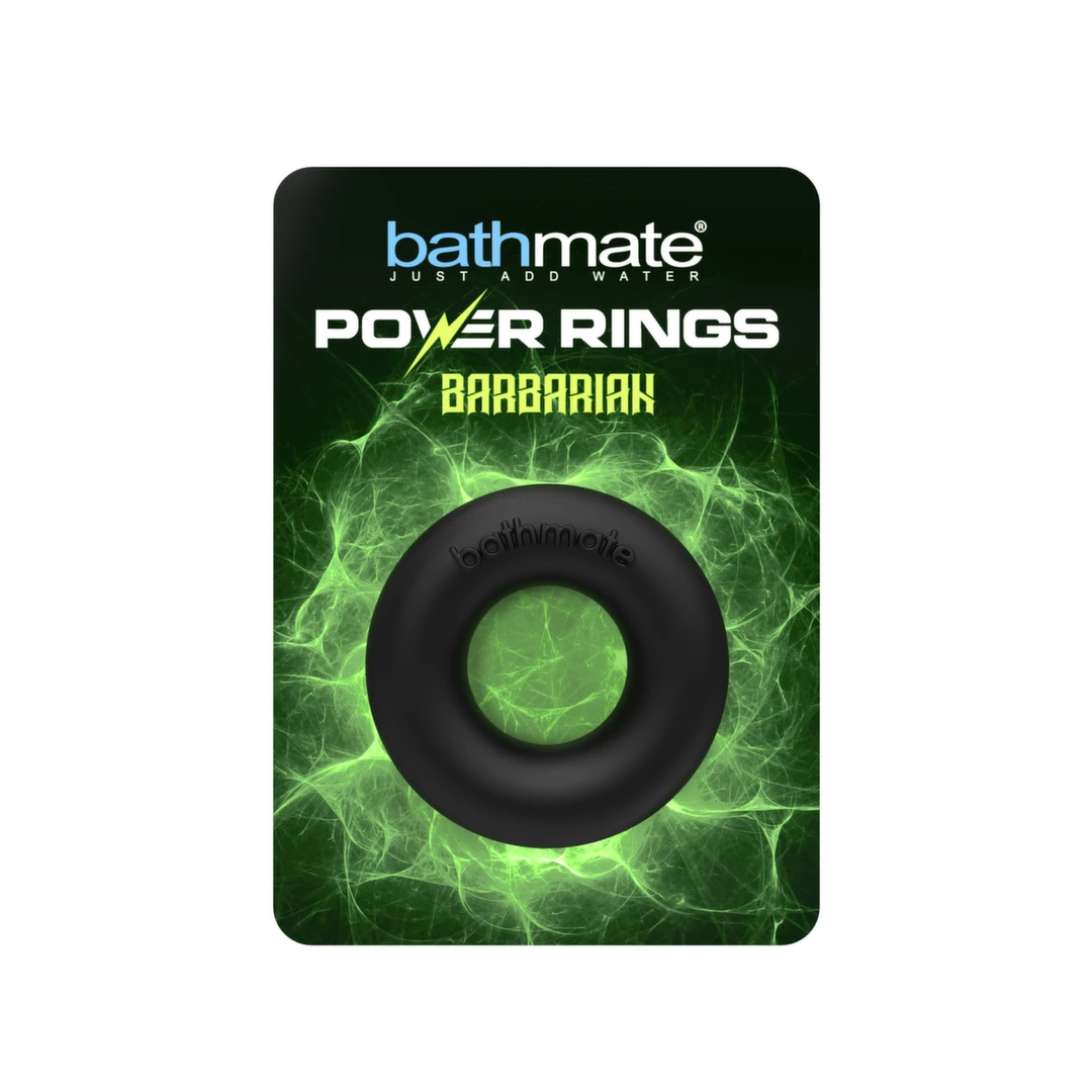 Pierścień erekcyjny silikonowy czarny na penisa Bathmate Power Rings 