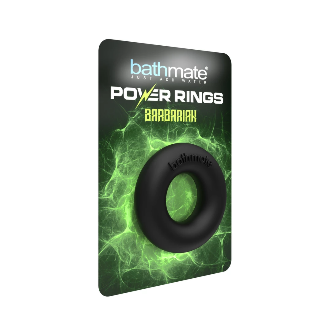 Pierścień erekcyjny silikonowy czarny na penisa Bathmate Power Rings 