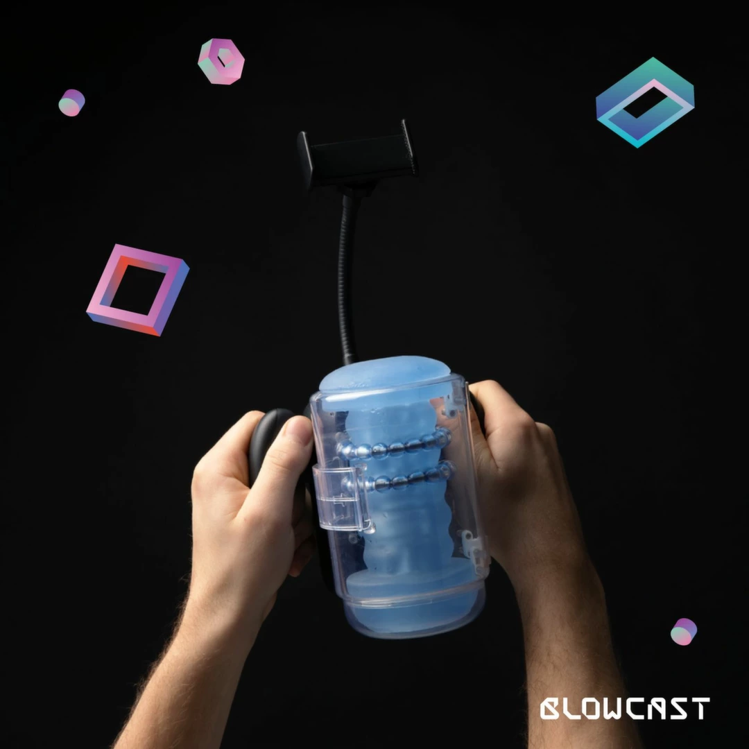 Blowcast Wingman Plus Automatyczna Maszyna Intymna z Masażem 8 Trybow