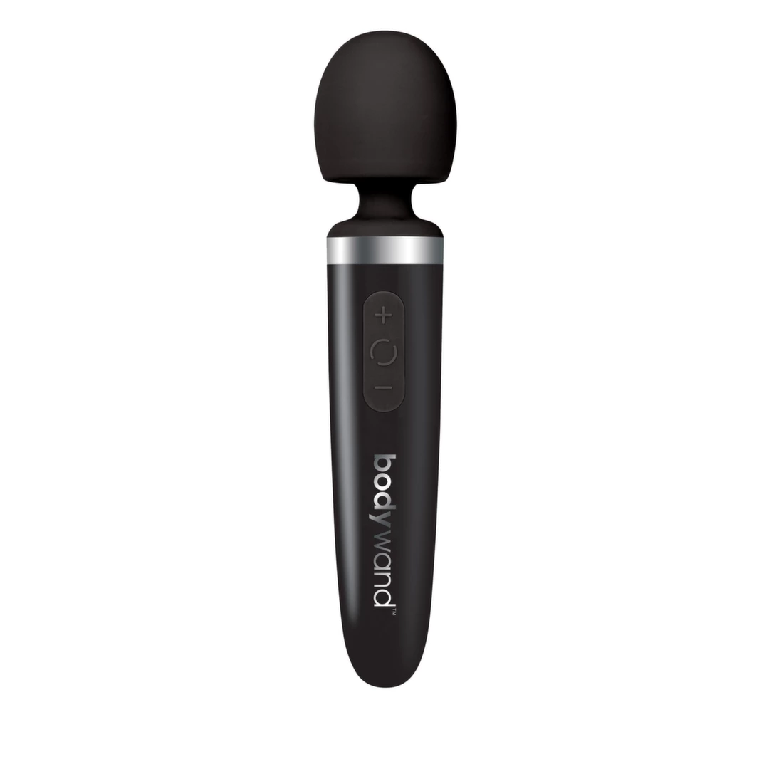 Wielofunkcyjna czarna silikonowa różdżka do masturbacji łechtaczki Bodywand Aqua Mini 
