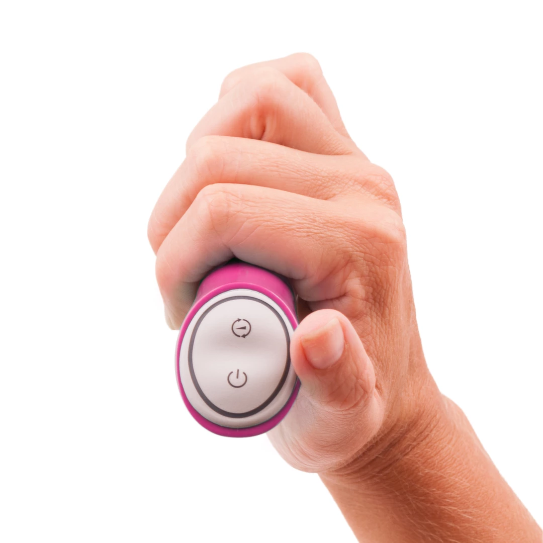 Różowy silikonowy wibrator do masturbacji łechtaczki i punktu G w kształcie królika B Swish bwild Deluxe Bunny 