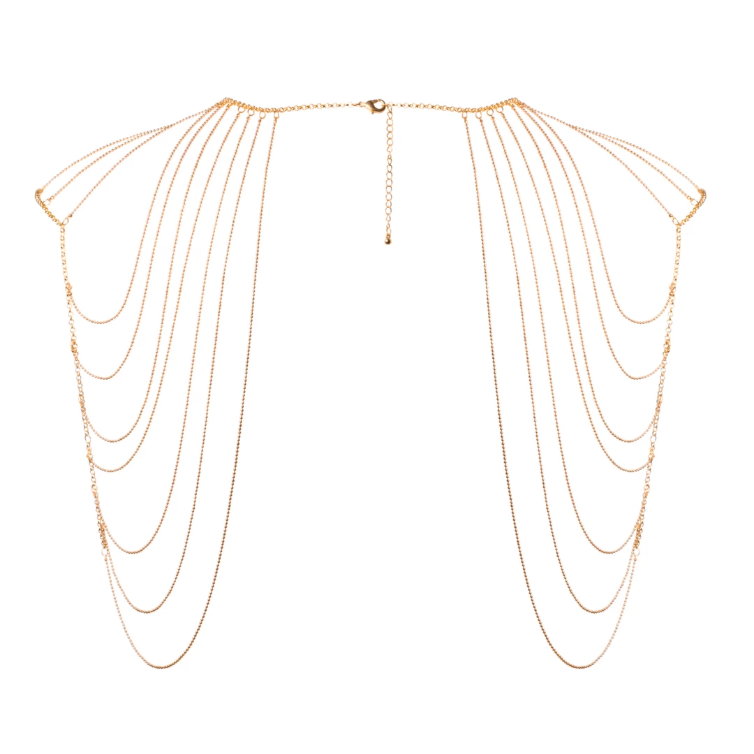 Łańcuszki na ramiona - Bijoux Indiscrets Magnifique Shoulder Jewelry Gold