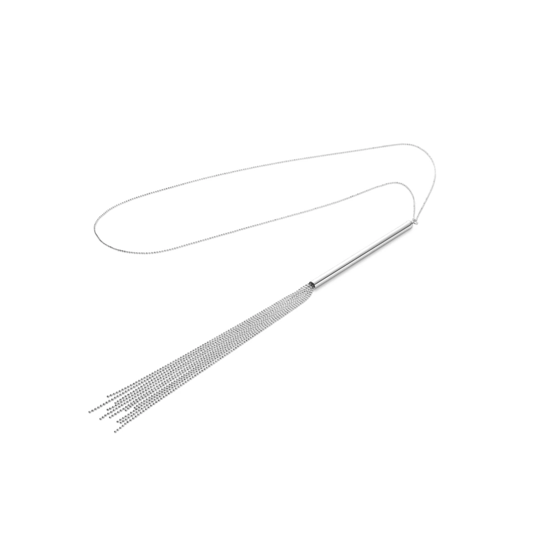 Naszyjnik - Bijoux Indiscrets Magnifique Whip Necklace Silver