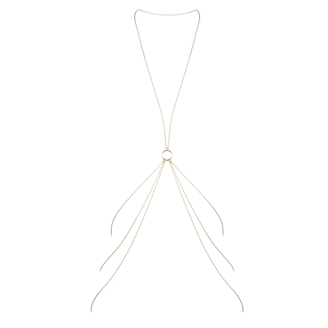 Łańcuszki na ciało ósemka - Bijoux Indiscrets Magnifique 8 Body Chain Gold