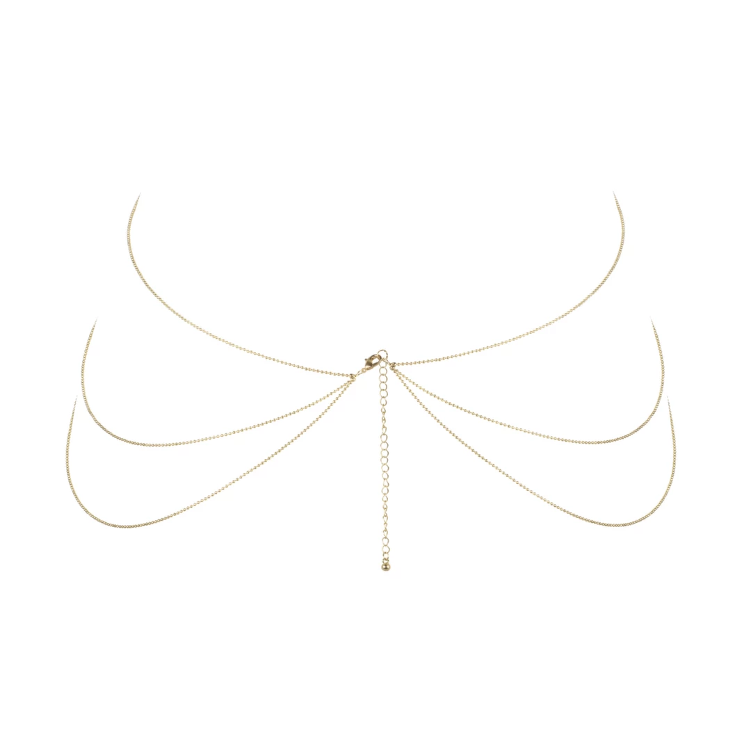 Łańcuszki na ciało ósemka - Bijoux Indiscrets Magnifique 8 Body Chain Gold