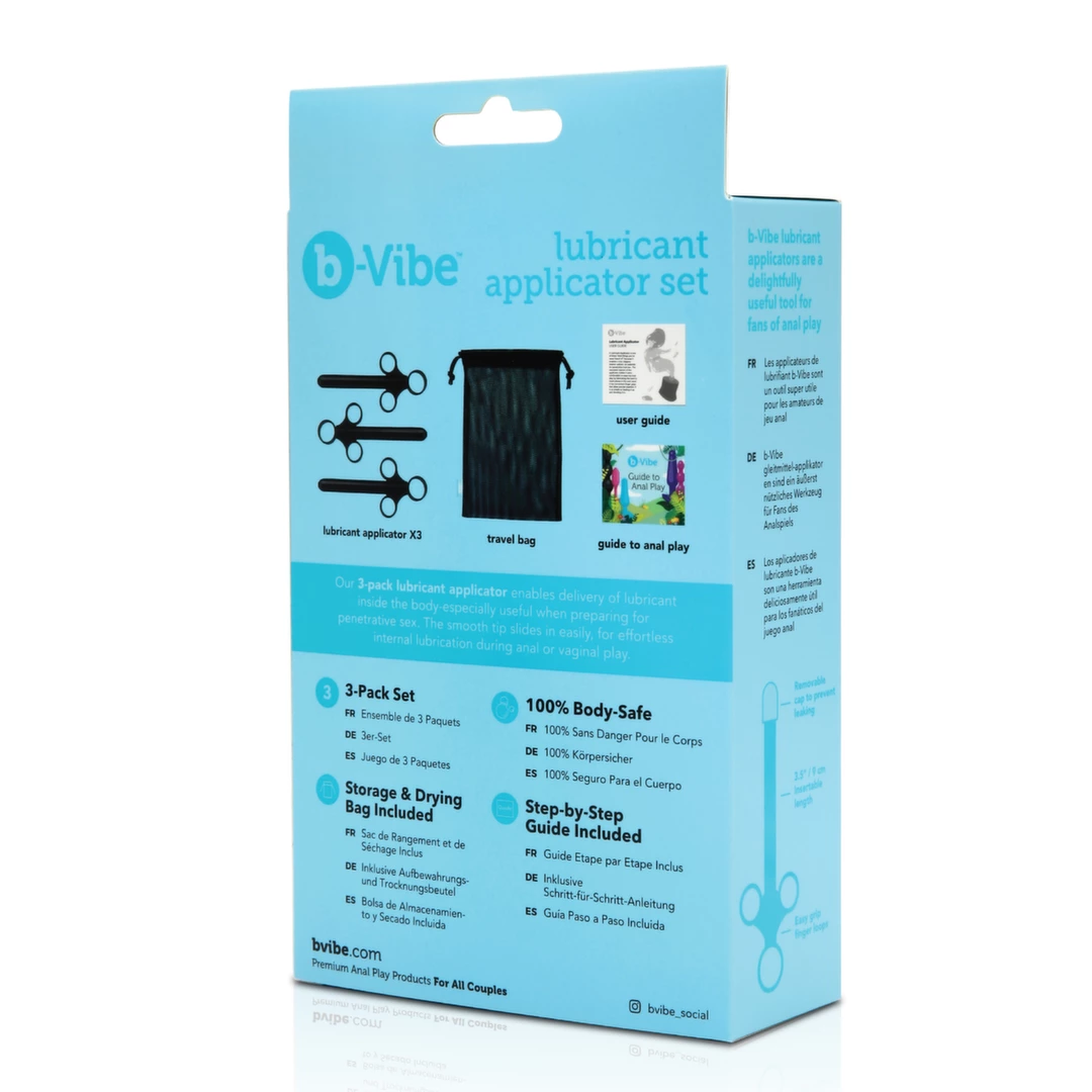 Zestaw aplikatorów do lubrykantu - B-Vibe Lubricant Applicator Set