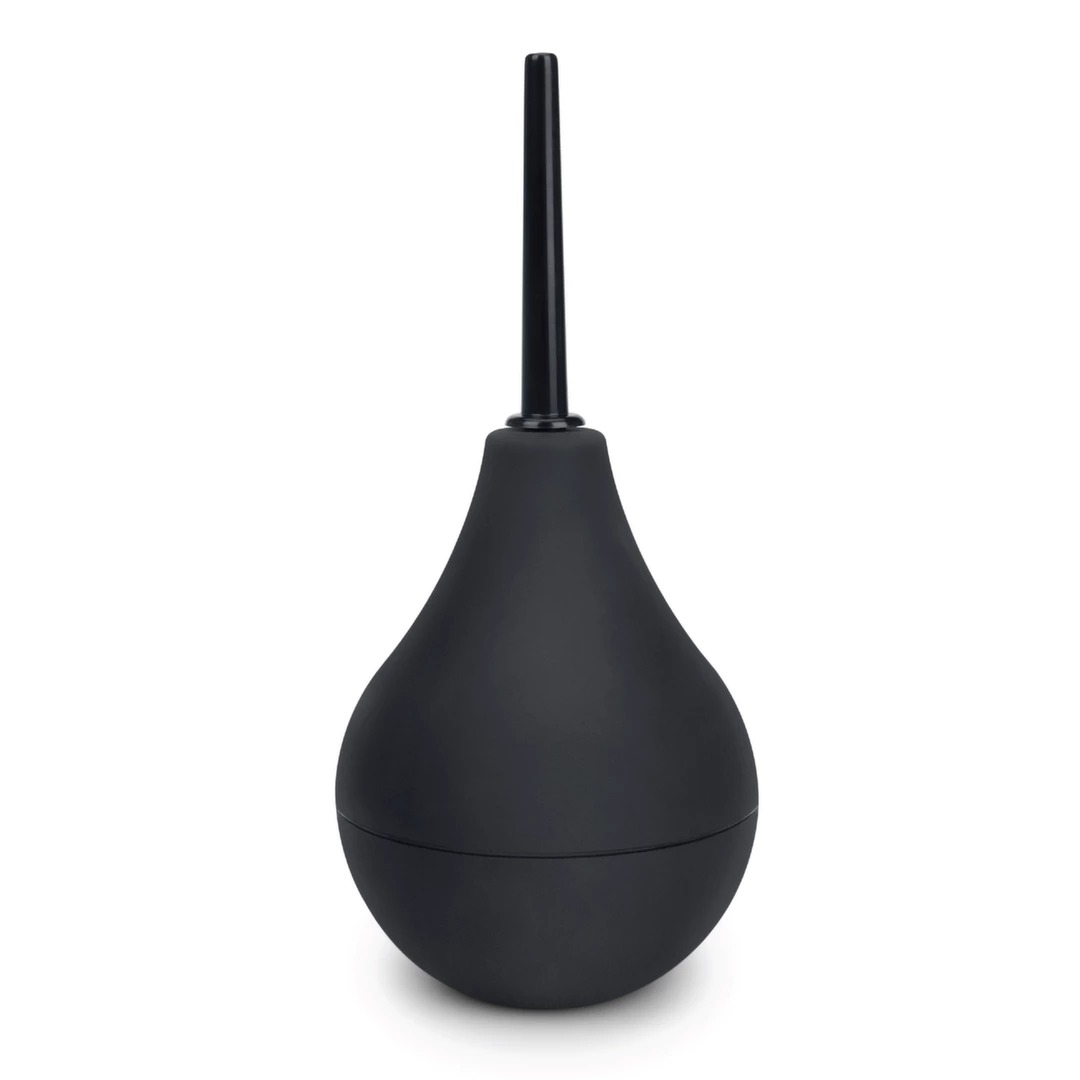 Gruszka analna wykonana z czarnego silikonu B-Vibe  Classic Enema 224 ml