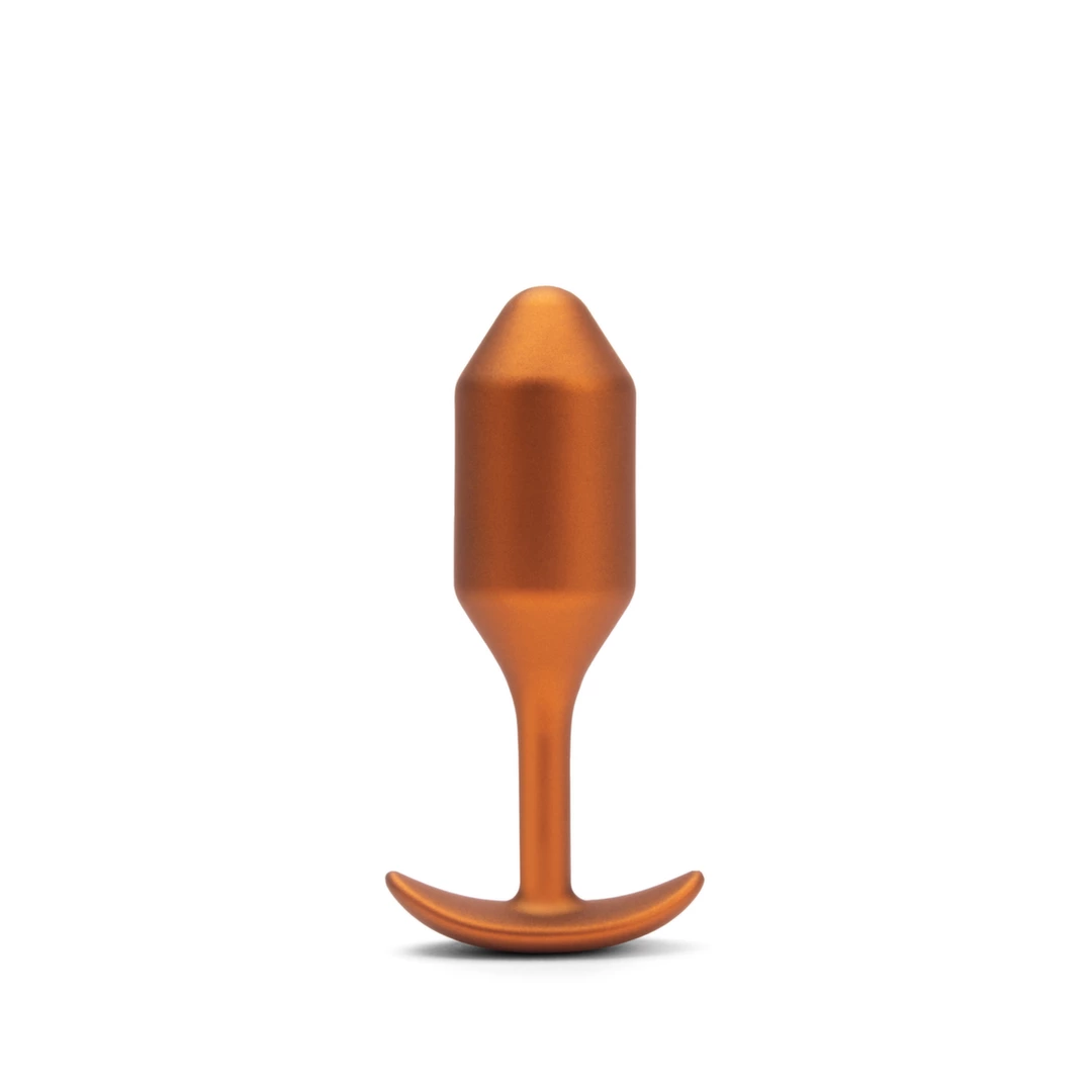 Plug analny silikonowy B-Vibe Snug Plug 2 Sunburst 12 cm
