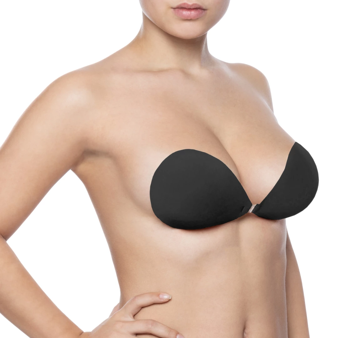 Niewidzialny biustonosz - Bye Bra Invisible Bra Miseczka B Black Niewidzialny biustonosz - Bye Bra Invisible Bra Miseczka B Black