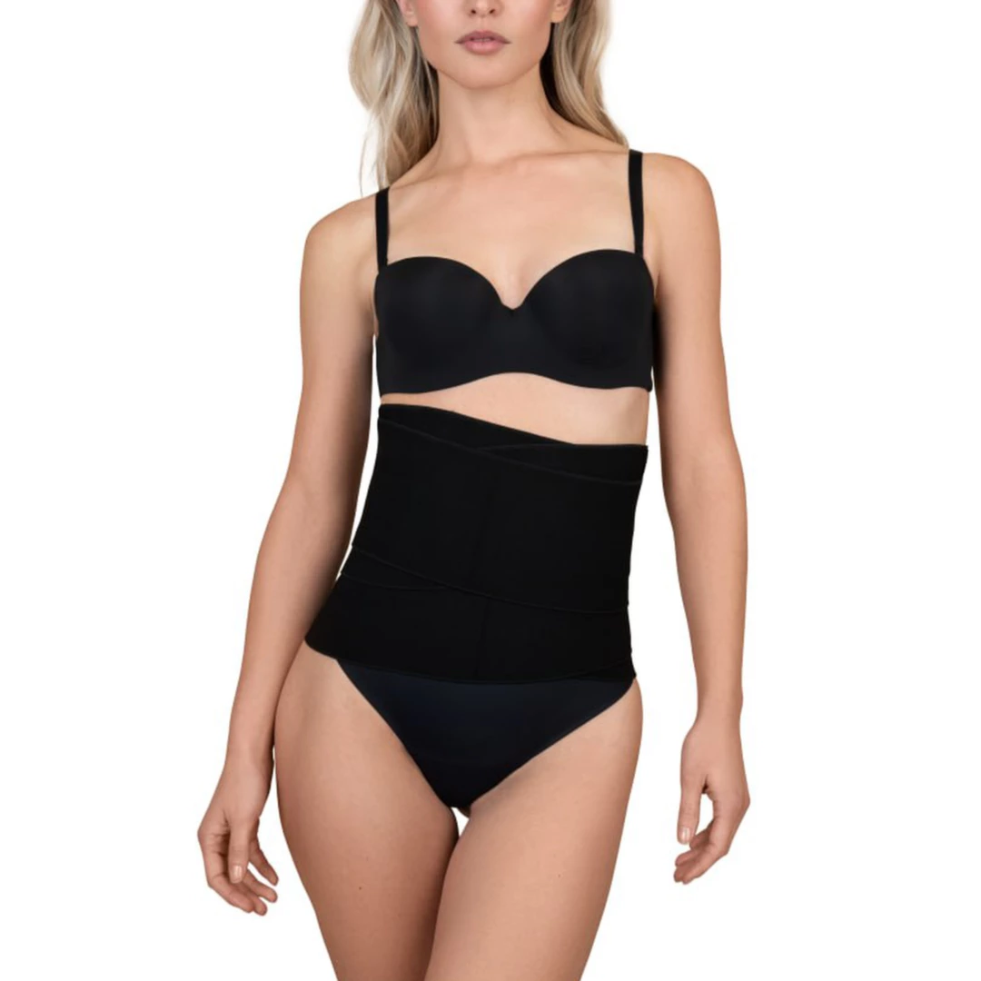 Bye Bra - Pas Wyszczuplający Talię Czarny One Size