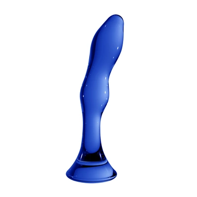 Szklane dildo z wybrzuszeniami Gallant Christalino by shots