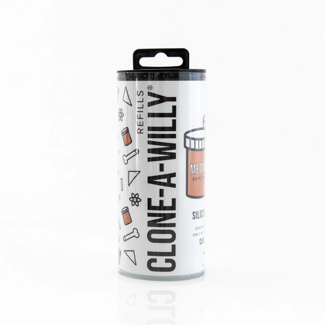 Zestaw uzupełniający do klonowania penisa - Clone A Willy Refill Medium Skin Tone Silicone