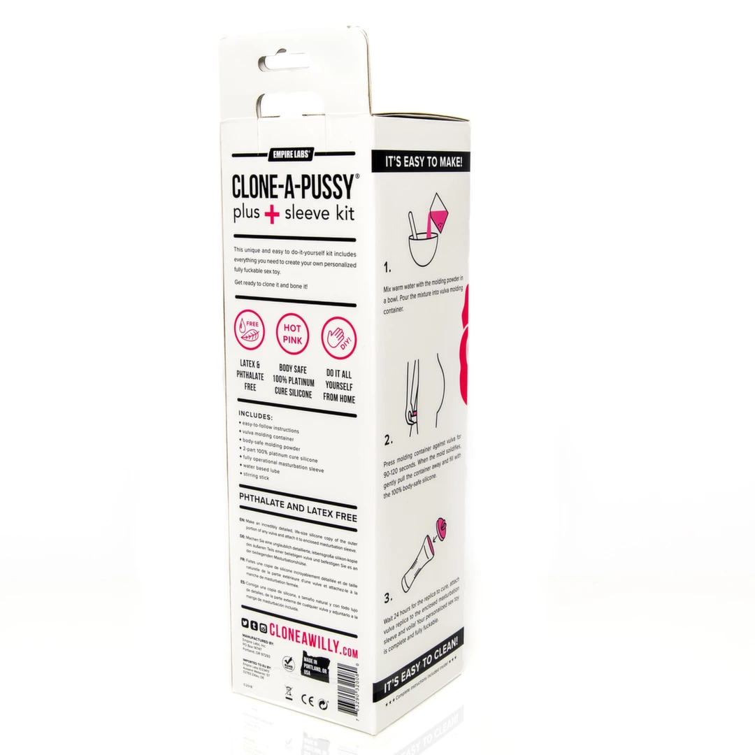 Zestaw do klonowania cipki - Clone A Pussy Plus Sleeve Kit Pink