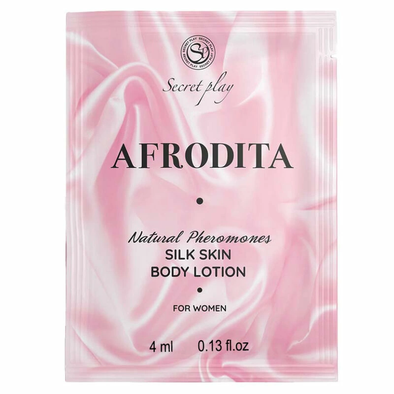 Secret Play Aphrodite Silk Skin krem jedwabisty kobiecy 4 ml karmel