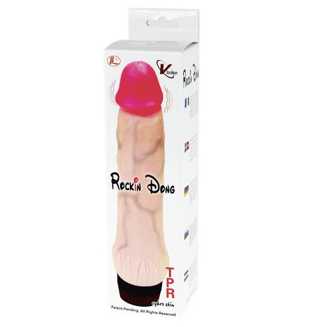 Baile Rockin Dong II - model wibrujący, elastyczny TPR, 21,5 cm
