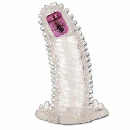 Baile Brave II Man - Elastyczna Nakładka Przedłużająca z Wibracjami 18 cm