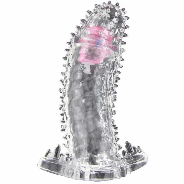 Baile Brave II Man - Elastyczna Nakładka Przedłużająca z Wibracjami 18 cm
