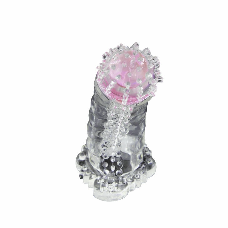 Baile Brave II Man - Elastyczna Nakładka Przedłużająca z Wibracjami 18 cm