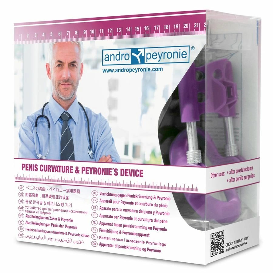 Andromedical Andropeyronie System Korekcji Krzywizny, Regulowany, 8cm+