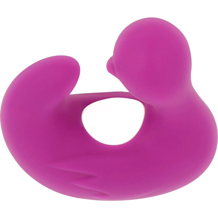 Coverme DuckyMania silikonowy naparstek stymulujący, akumulatorowy, fioletowy
