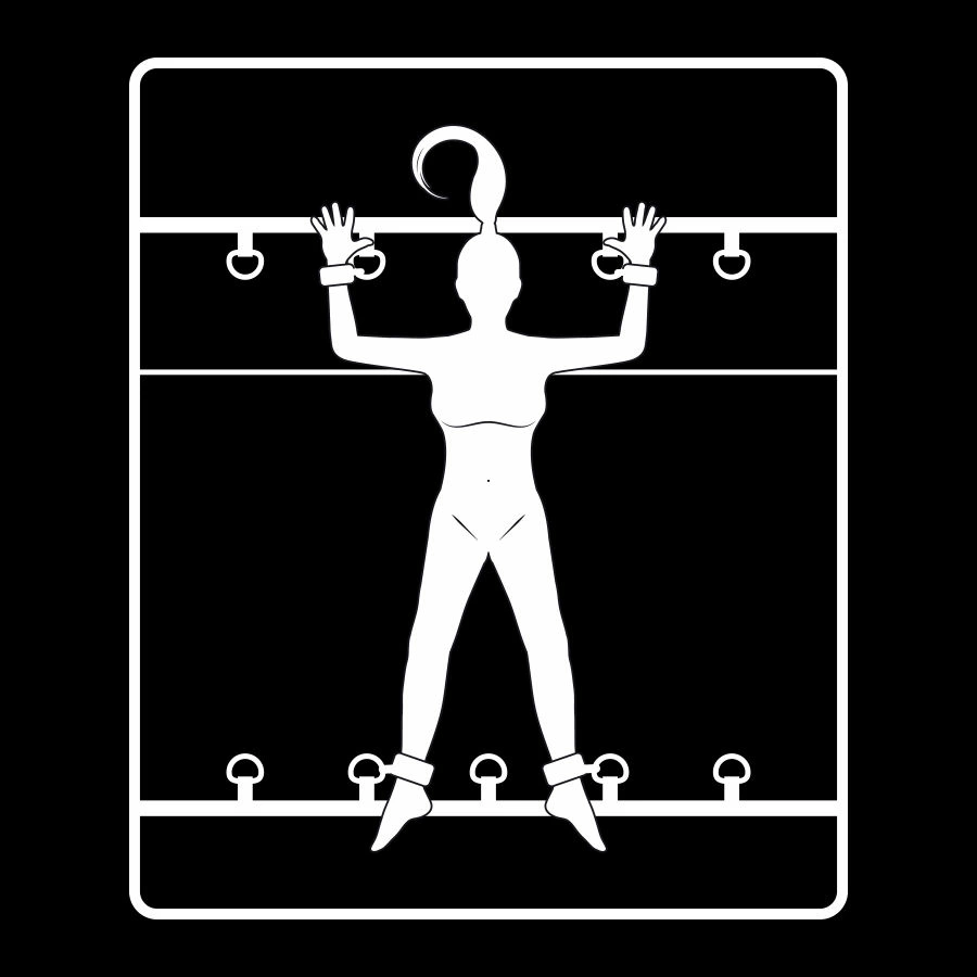 Fetish Submissive Zestaw Pasow Łożkowych z Neoprenową Podszewką