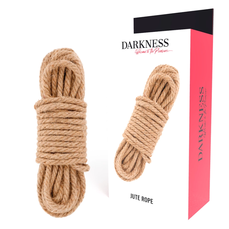 Darkness Lina Jutowa 10m - Wytrzymała Lina do Techniki Bondage