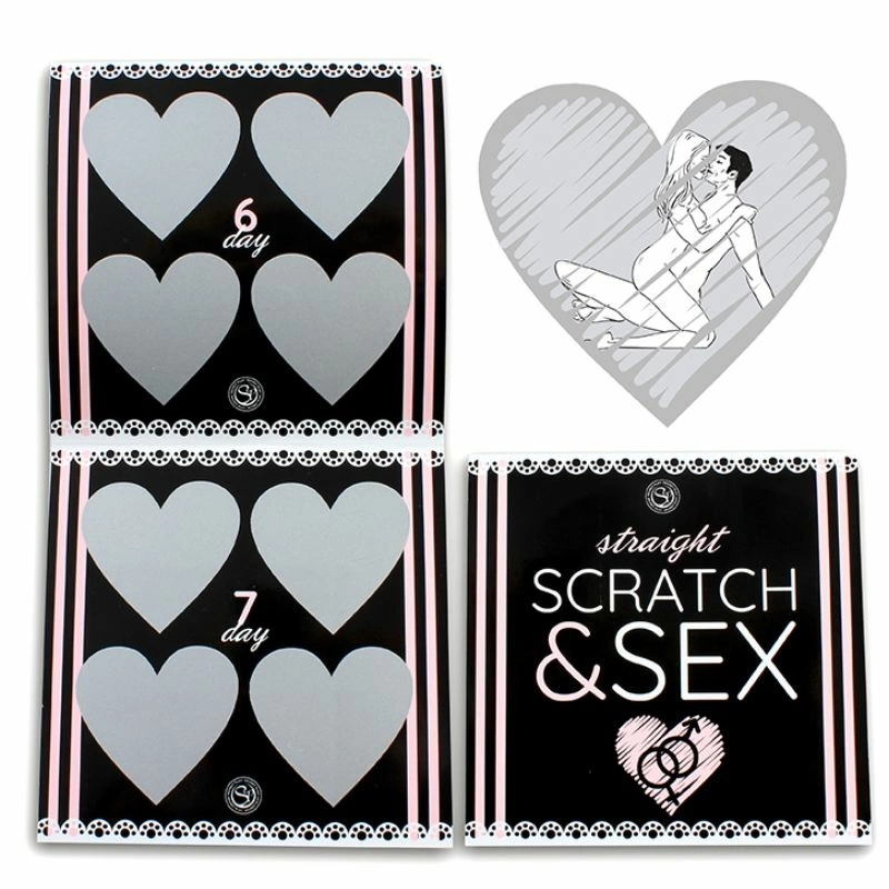 Secret Play Scratch & Fun Gra dla Par Heteroseksualnych 7 dni ES/EN/FR/PT/DE