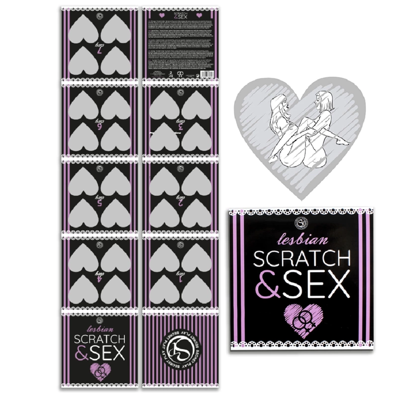 Secret Play Scratch & Fun Gra dla Par - Wersja Lesbijek, wielojęzyczna
