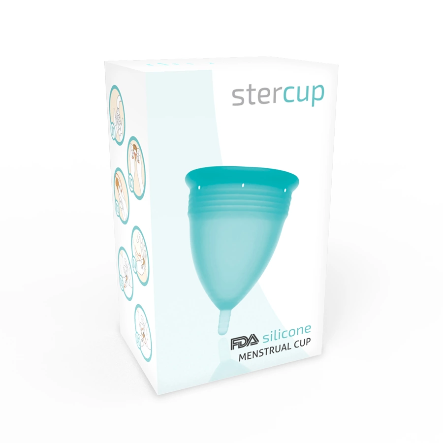 Stercup Kubeczek Menstruacyjny S Akwamaryna Silikon FDA 15ml