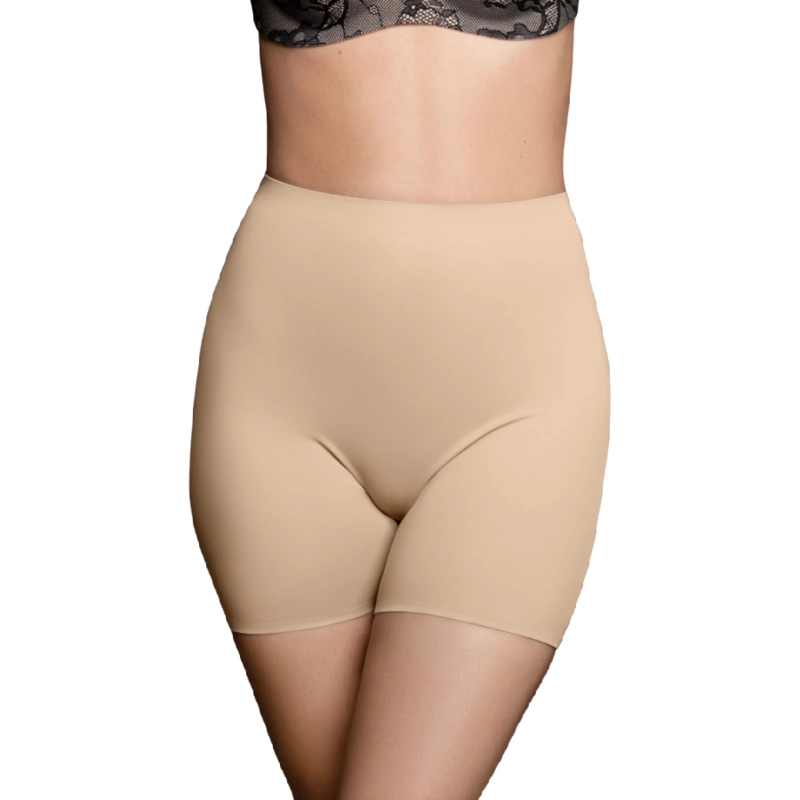 Bye Bra Light Control Invisible Short szorty bezszwowe beż XL