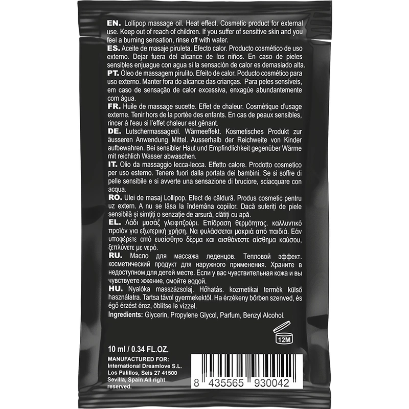 Coquette Chic Desire Olejek Masażowy Lollipop Efekt Ciepła 10ml