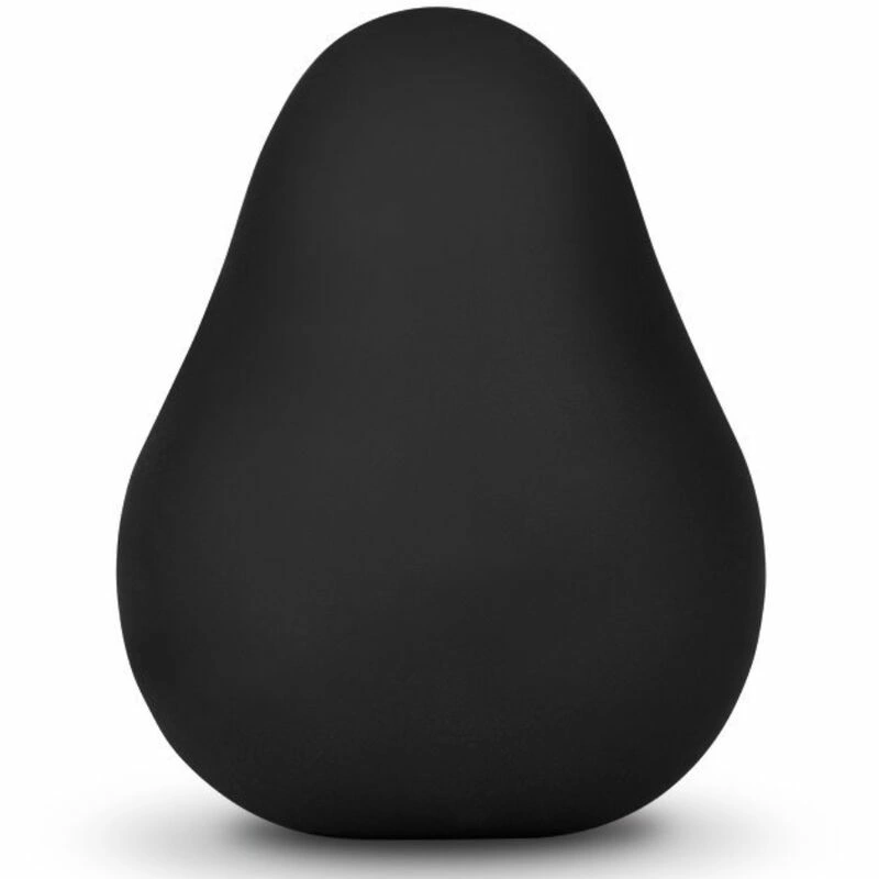 Gvibe G-Egg czarne - elastyczne jajko intymne z teksturą 3D TPE