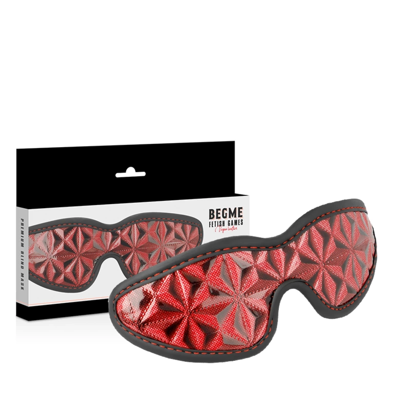 BEGME Maska Premium Red Edition z neoprenową podszewką, regulowana