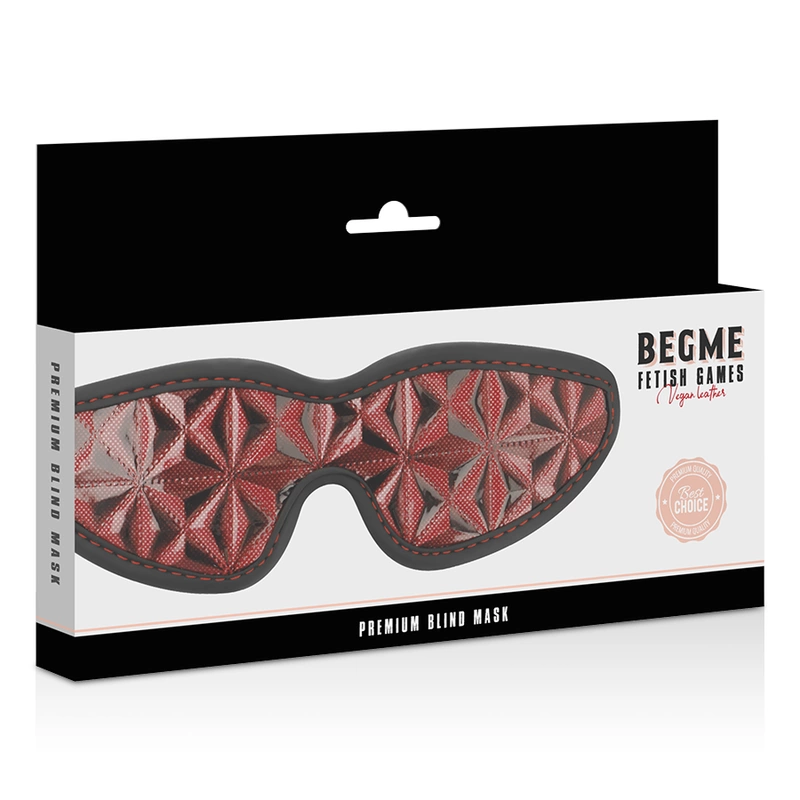 BEGME Maska Premium Red Edition z neoprenową podszewką, regulowana