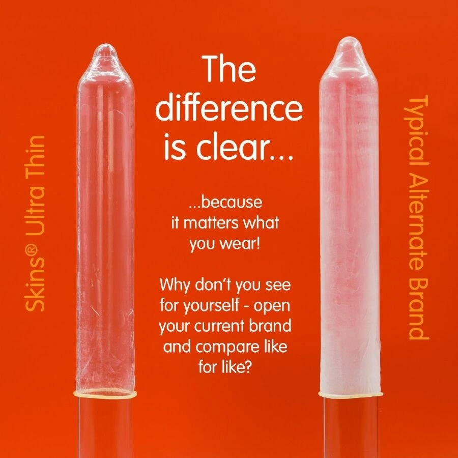 Skins Ultra Thin Premium - ultracienkie prezerwatywy 8 sztuk wanilia