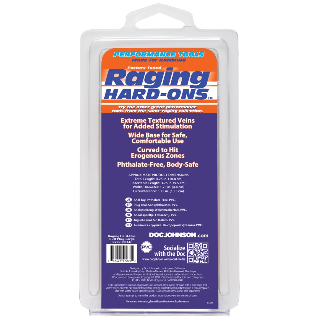 Korek analny beżowy z wybrzuszeniami Doc Johnson Butt