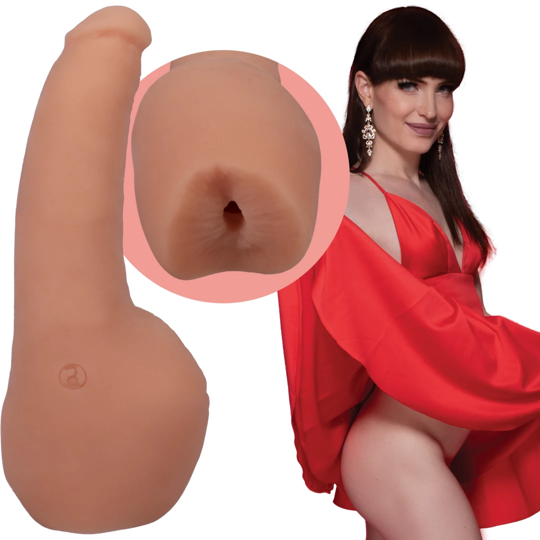 Masturbator tyłek i dildo 2w1 silikonowe Natalie Mars Doc Johnson