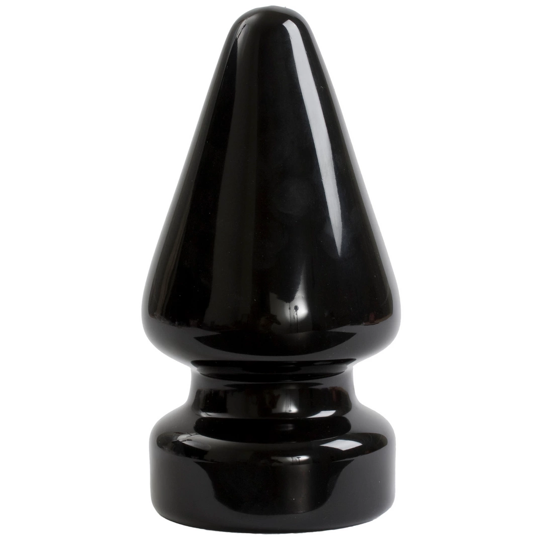 Korek analny wykonany w kolorze czarnym Doc Johnson 11 cm
